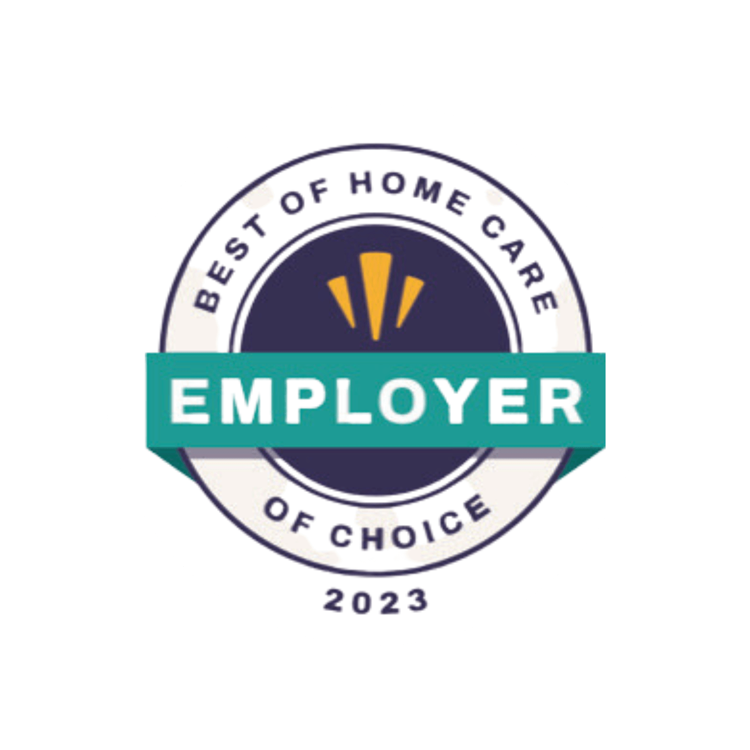 Best of Home Care Employer of Choice 2023 award for caregivers in Clarksville, Tennessee and surrounding areas.